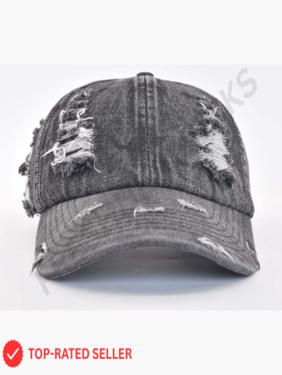 Distressed Baseball Cap Cotton Soft Dad Hat Adjustable Low Profile Headwear main image 7